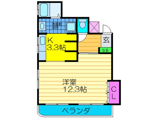 コ－ポ守口の物件間取画像